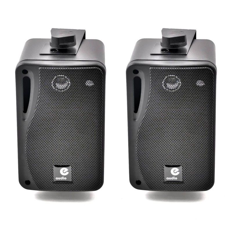Altavoces pasivos E-Audio B416B, negros, 4 ohms, 80W