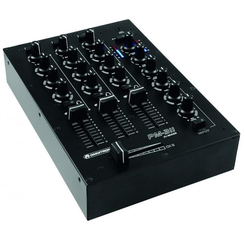 Omnitronic 3-Channel MP3 Mixing Table PM-311P