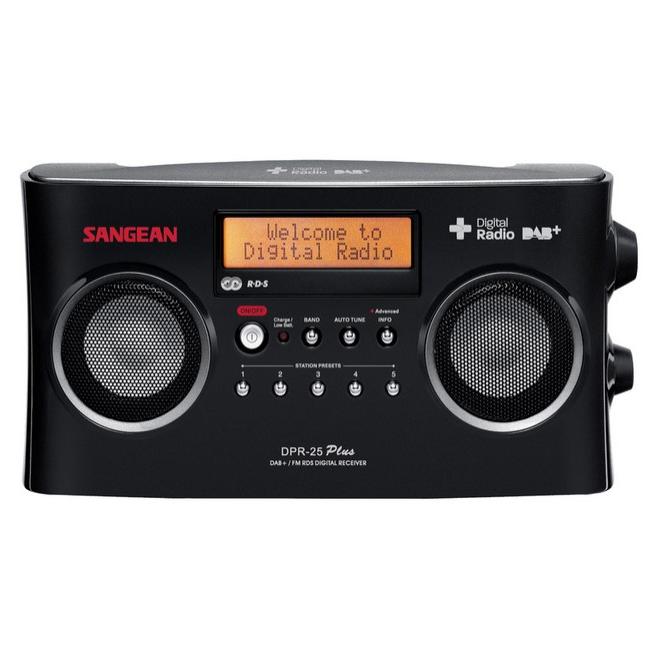 Radio estéreo portátil Sangean DPR-25+
