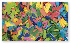 Showtec Rectangle Confetti, 55 x 17mm