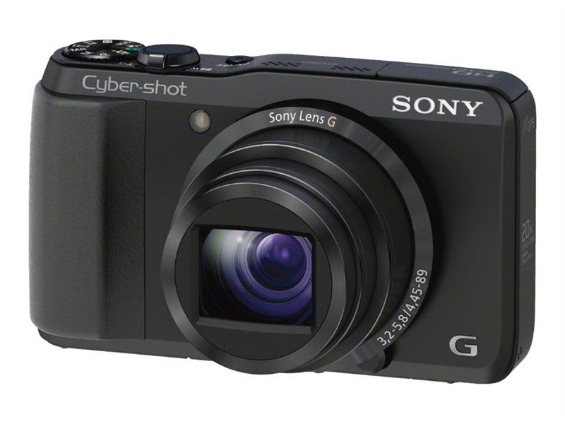Sony Cyber-shot DSC-HX20V - Digital Camera - Compact - 18.2MP - 20x Optical Zoom - Black