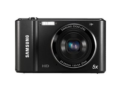 Samsung Compact Camera - 14.2MP - 720p - 5x Optical Zoom - Black