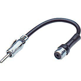 ADNAuto Male Din M to ISO F Antenna Adapter