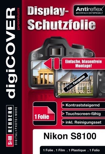 Digicover Premium Screen Protection for Nikon Coolpix S8100