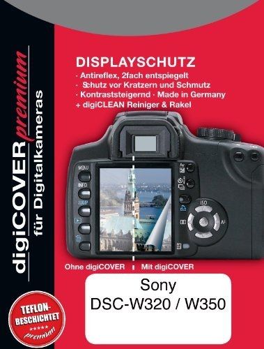 Digicover Premium Screen Protection for Sony DSC-W320/W350
