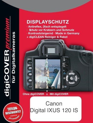 Digicover Premium Screen Protection for Canon Digital IXUS 120 IS
