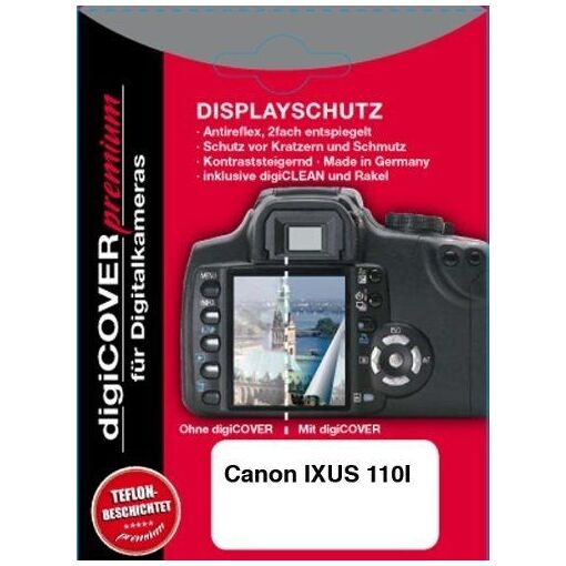 Digicover Premium Screen Protection for Canon IXUS 110IS
