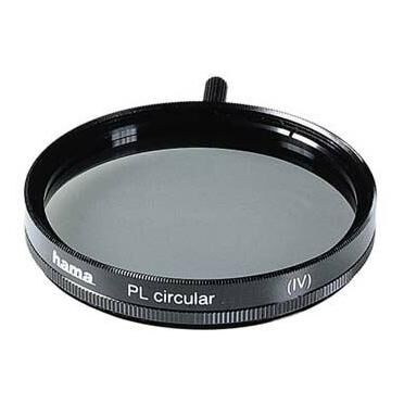 Hama Circular Polarising Filter, 49mm, Coated Black