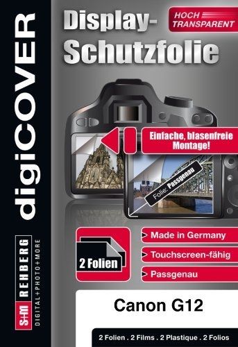 Digicover Screen Protector for Canon PowerShot G12 (B2612)