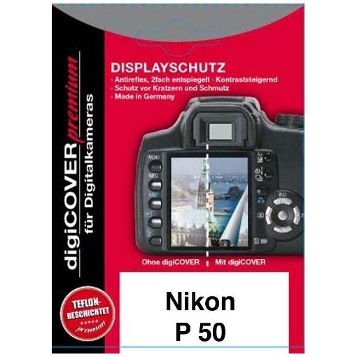Digicover Premium Screen Protection for Nikon Coolpix P50