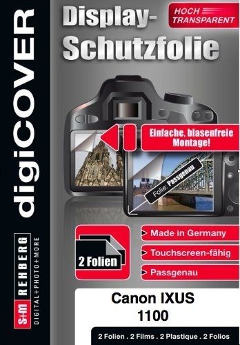 Digicover Screen Protection for Canon Digital IXUS 1100 HS