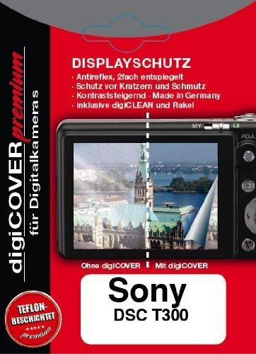 Digicover Premium Screen Protection for Sony DSC-T300