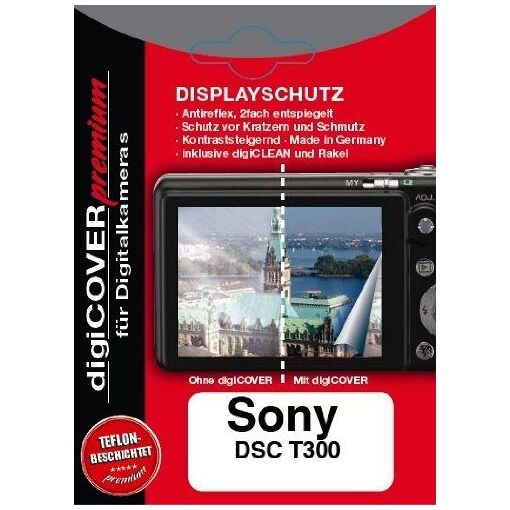 Protection d'écran premium Digicover pour Sony DSC-T300