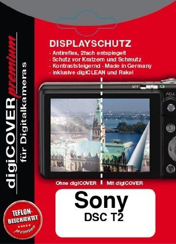 Digicover Premium Screen Protection for Sony DSC-T2