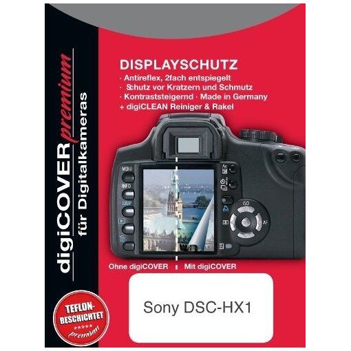 Digicover Premium Screen Protection for Sony DSC-HX1