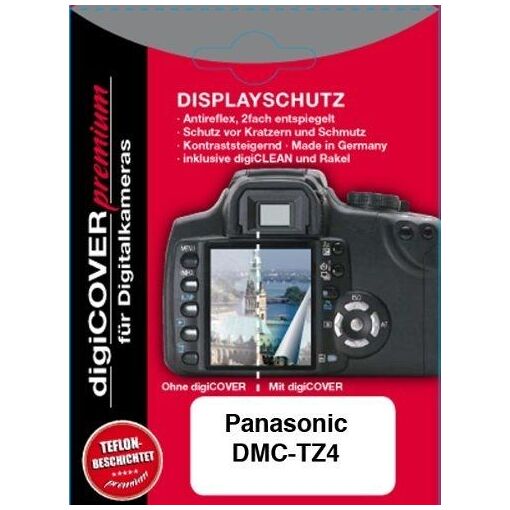 Digicover Premium Screen Protection for Panasonic DMC-TZ4