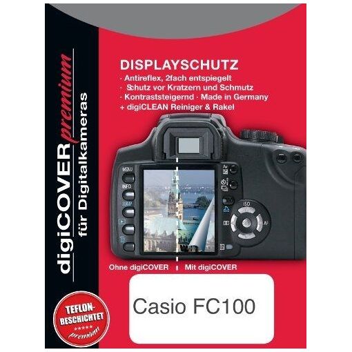 Digicover Premium Screen Protection for Casio FC100