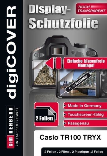 Casio EX-TR100 TRYX Screen Protector by Digicover (Size: 4.3 inches, Color: Transparent, Capacity: N/A)