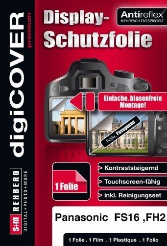 Digicover Premium Screen Protection for Panasonic DMC-FS16/FH2