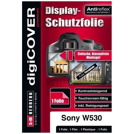 Digicover Premium Screen Protection for Sony DSC-W530