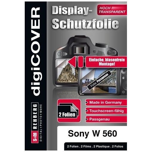 Digicover Screen Protection for Sony DSC-W560