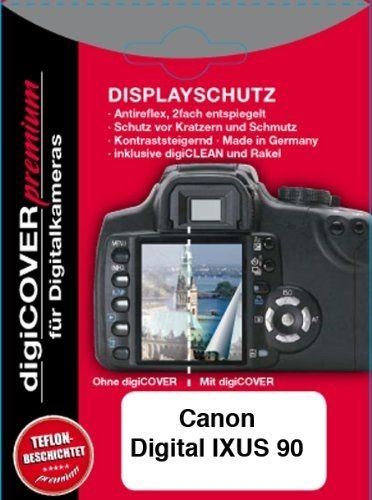 Digicover Premium Screen Protection for Canon Digital IXUS 90