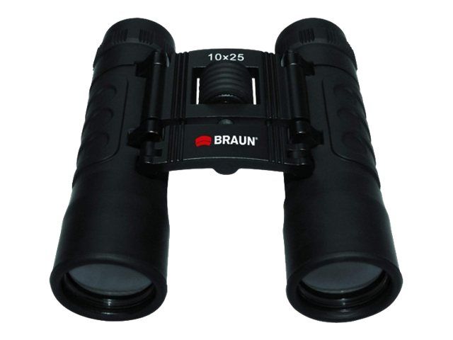 Braun Photo Technik - 10x25 Roof Prism Binoculars - Black