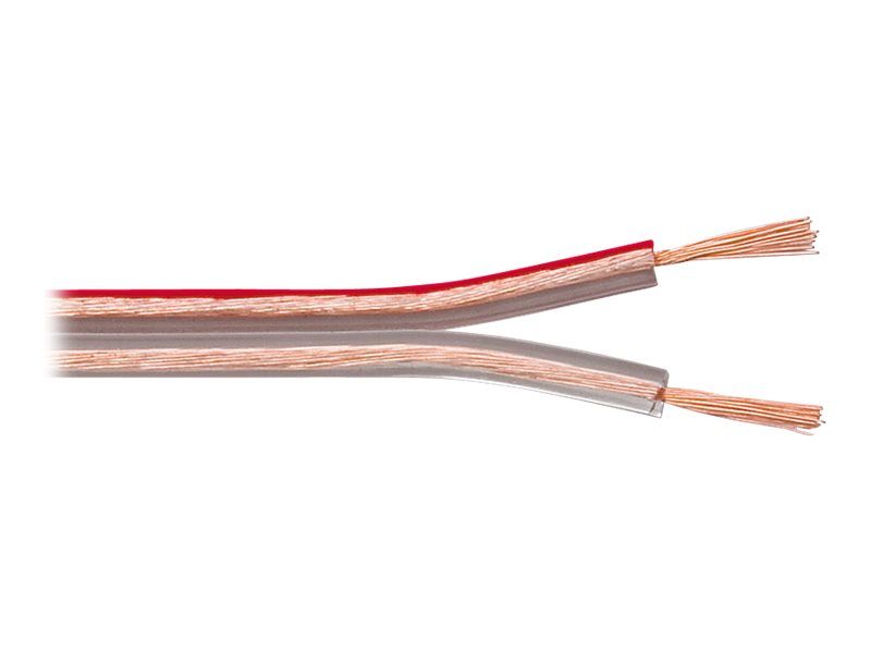 Wentronic Speaker Cable - 2.5mm² - 100m - Clear