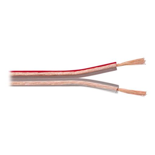 Wentronic Speaker Cable - 2.5mm² - 100m - Clear