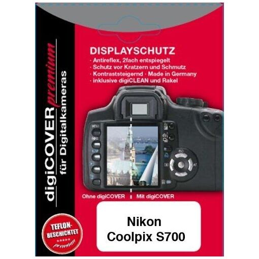 Digicover Premium Screen Protection for Nikon Coolpix S700