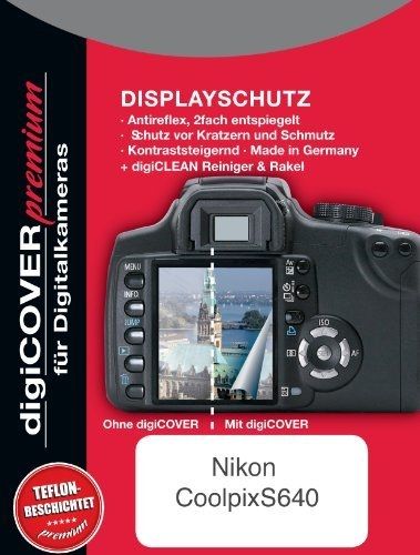 Digicover Premium Screen Protection for Nikon Coolpix S640