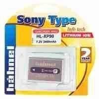 Batería Hahnel equivalente Sony NP-FP90 - 7,2 V - 2460 mAh