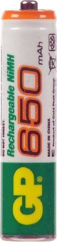 GP 65AAAHC - 2x AAA NIMH Batteries 650mAh