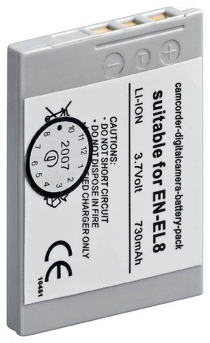 Wentronic EN-EL8 730mAh Lion TX Battery