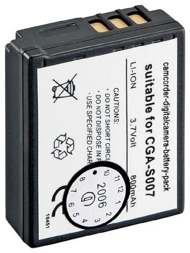 Wentronic CAM for CGA-S007/DMW-BCD10 800mAh Battery