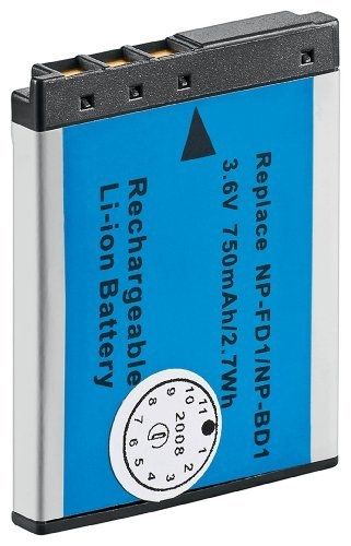 Wentronic Lion TX 750mAh Battery for NP-FD1/NP-BD1