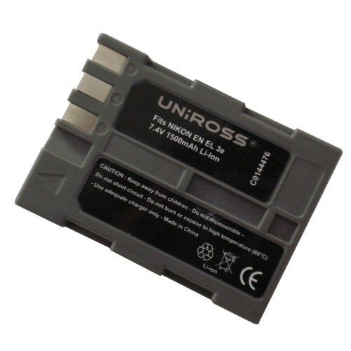 Uniross Battery for Nikon EN-EL3E - 1500mAh - 7.4V