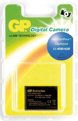 Gold Peak Li-Ion Battery Pack - 600 mAh for Fujifilm Instax Mini 90, Olympus D-765, Stylus VG-165, Stylus Smart D-770