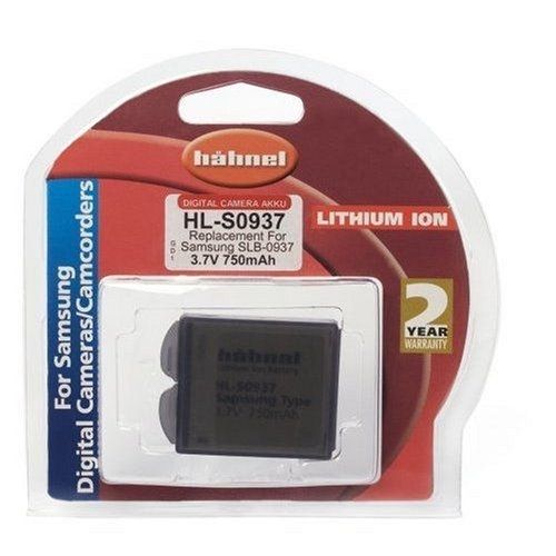 Batería Hahnel equivalente Samsung SLB-0937 Li-ion - 3.7V, 750mAh