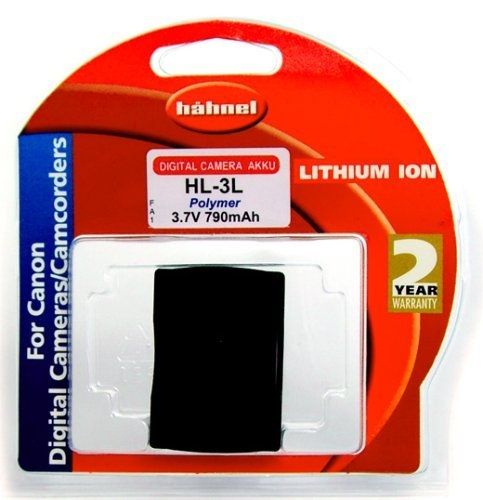Hahnel LI-ION Battery for Canon (NB-3L) - 3000mAh, Black