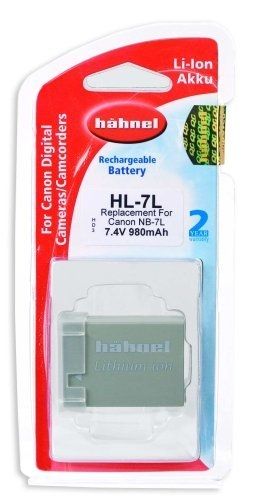 Batterie Hahnel équivalente Canon NB-7L - 7,4 V - 980 mAh