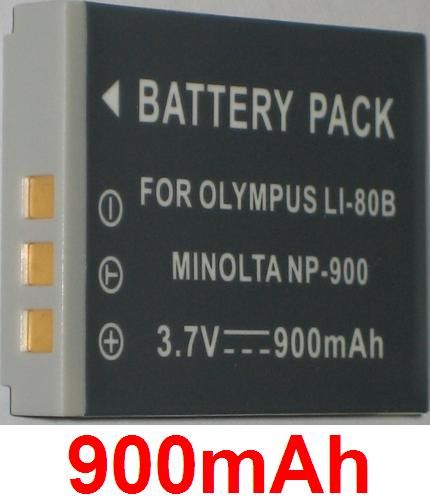 Hahnel Li-ion Battery Equivalent Konica-Minolta NP-900 - 3.7V - 800mAh