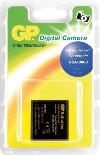GP - Panasonic-compatible Digital Camera Battery CGA-S008