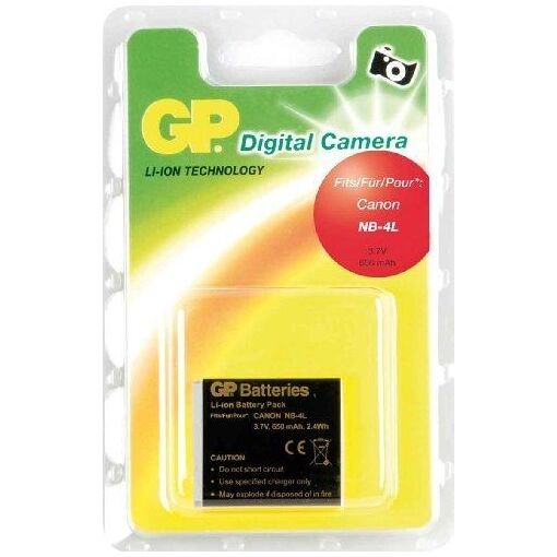 GP Canon NB-4L Digital Camera Battery