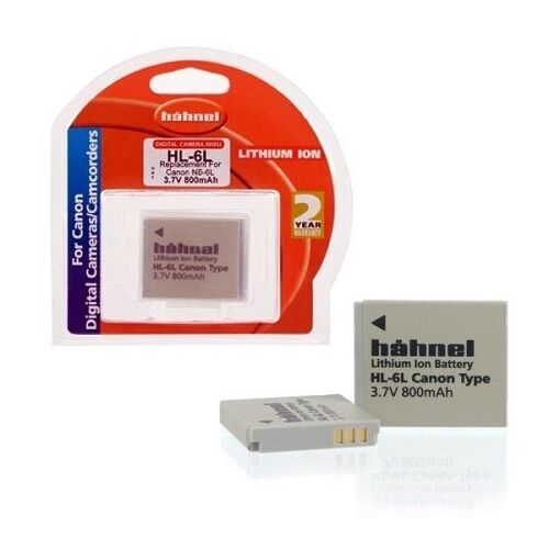Hahnel Li-ion Battery Equivalent Canon NB-6L - 3.7V - 800mAh
