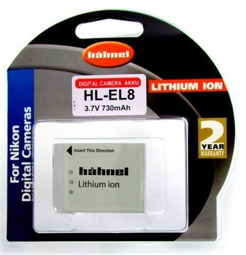 Batería Hahnel equivalente a Nikon EN-EL8 - 3,7 V - 730 mAh