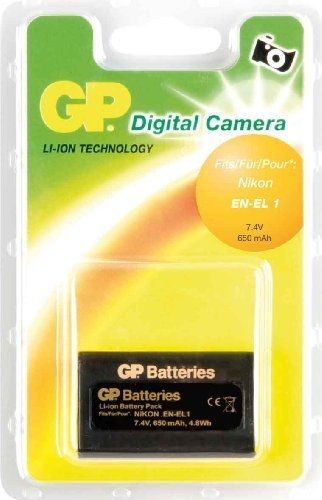 Gold Peak DNK001 - 650 mAh Li-Ion Battery - For Konica Minolta DiMAGE A200, Nikon Coolpix 4300, 4500, 4800, 5000, 5400, 5700, 8700, 88X