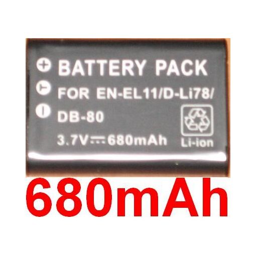 Batterie Hahnel équivalente Nikon EN-EL11 Lithium-ion - 3,7 V - 650 mAh