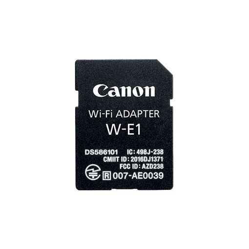 Adaptador de Red Wi-Fi Canon W-E1 - Formato de Tarjeta SD - para Cámaras EOS Compatibles con Dos ranuras para Tarjetas