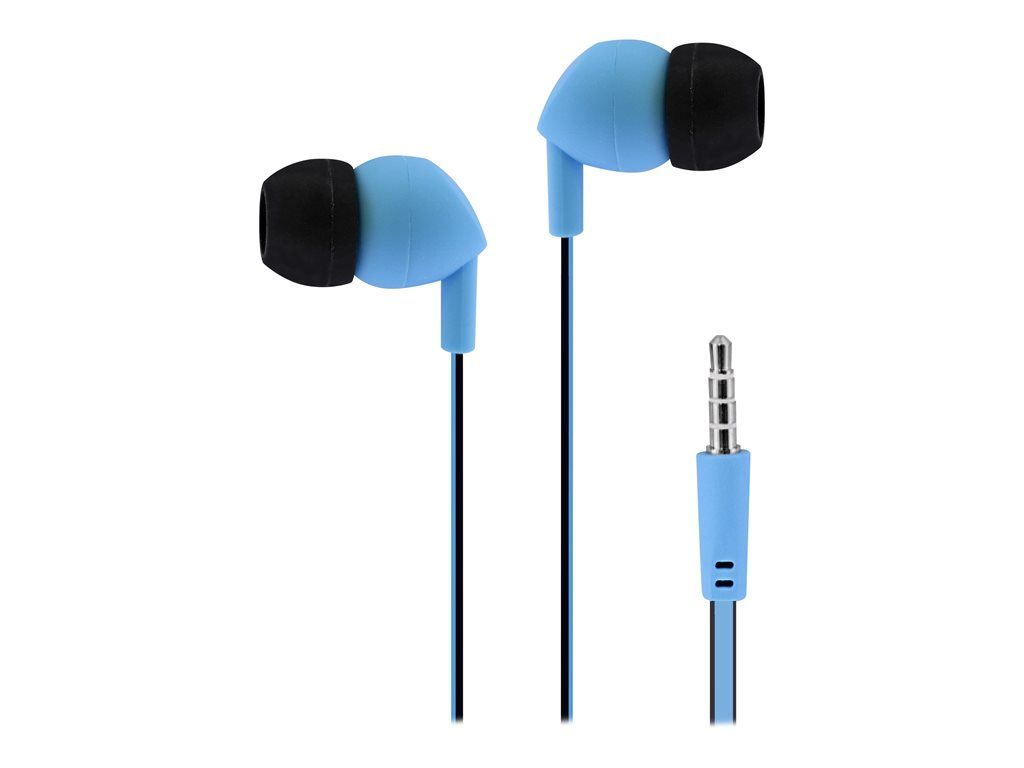 TNB BE COLOR - Auriculares con micrófono - intraauriculares - cableado - conector de 3,5 mm - azul
